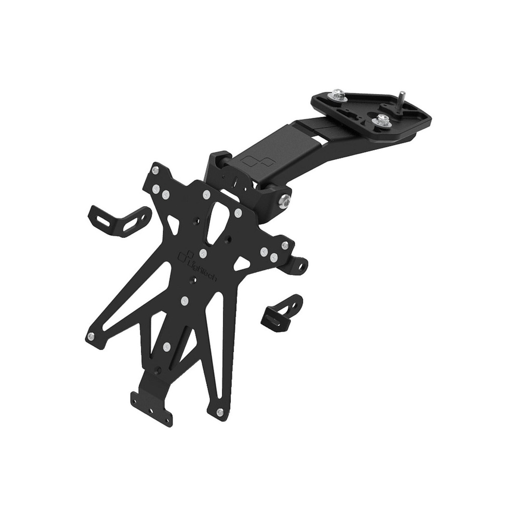[LT-TARTR114B1] Adjustable License Plate Holder for Triumph (NeroB1)