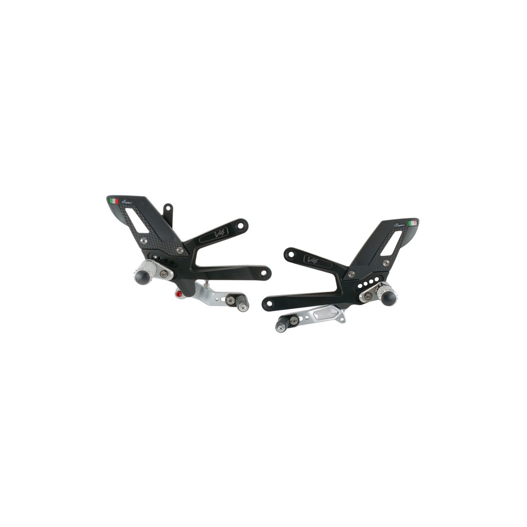 [LT-FTRDU017W] Adjustable Rear Sets With Fold Up Foot Pegs for Ducati