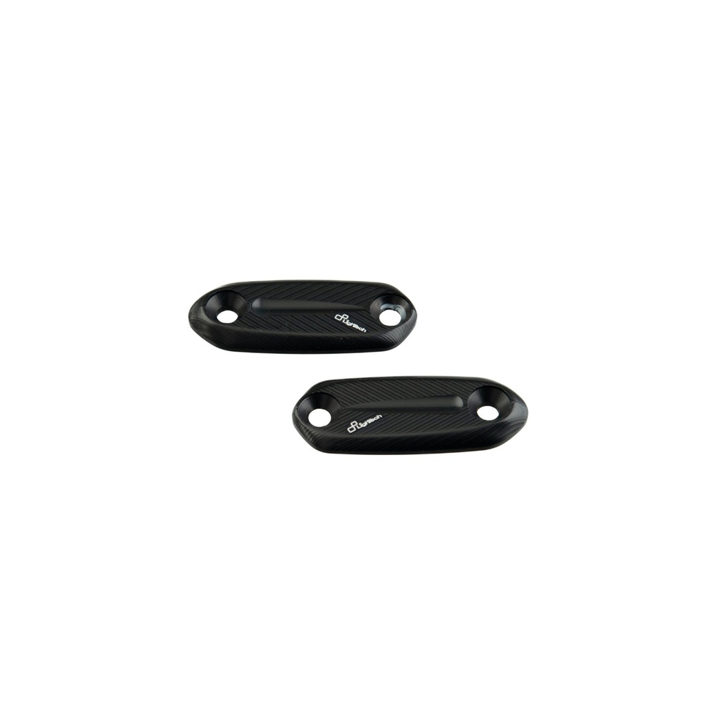 [LT-SPE130NER] Pair Mirror Block-Off Plates for Kawasaki (Nero)