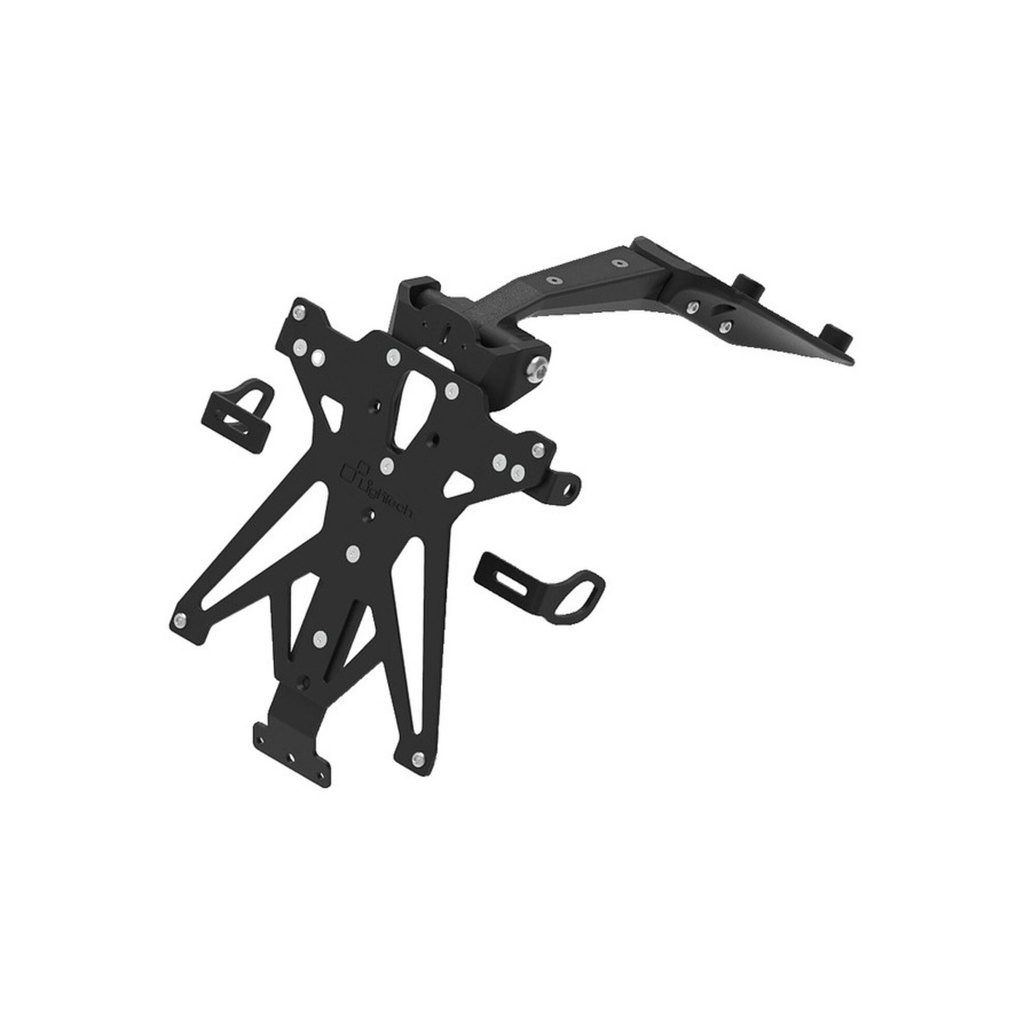 [LT-TARDU120A1] Adjustable License Plate Holder for Ducati (NeroA1)
