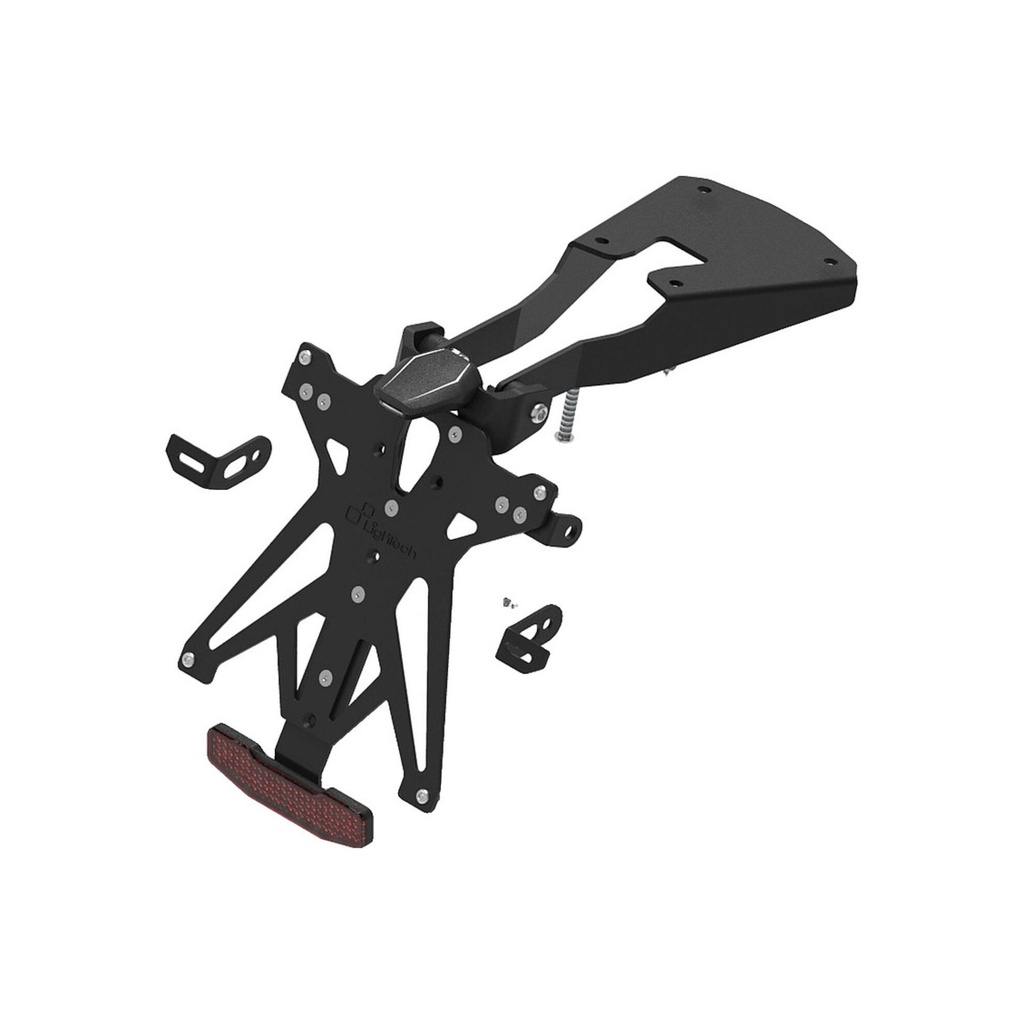 [LT-KTARTR112A2] Adjustable License Plate Holder Kit for Triumph (NeroA2)