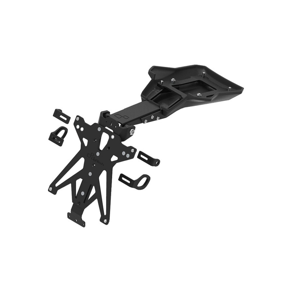 [LT-TARDU118A1] Adjustable License Plate Holder for Ducati (NeroA1)