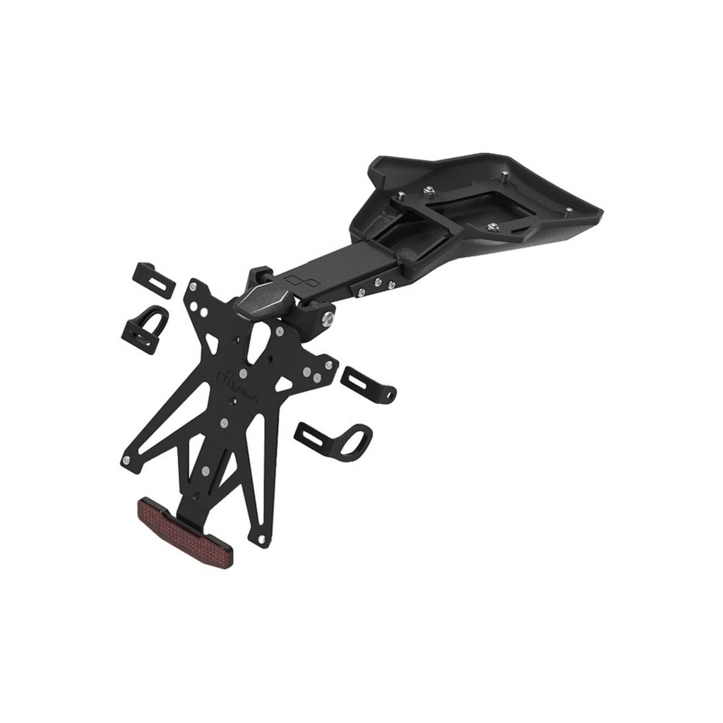 [LT-KTARDU118A2] Adjustable License Plate Holder Kit for Ducati (NeroA2)