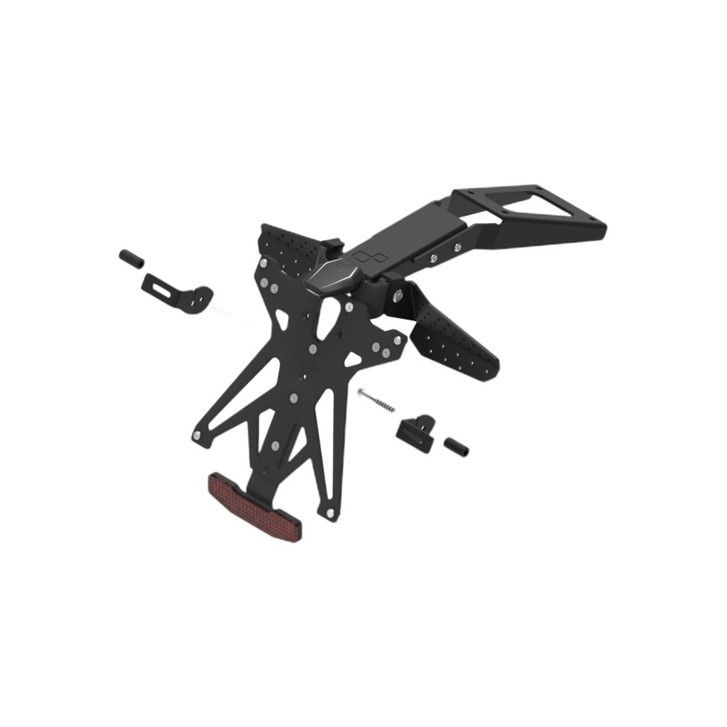 [LT-KTARDU119B3] Adjustable License Plate Holder Kit for Ducati (NeroB3)