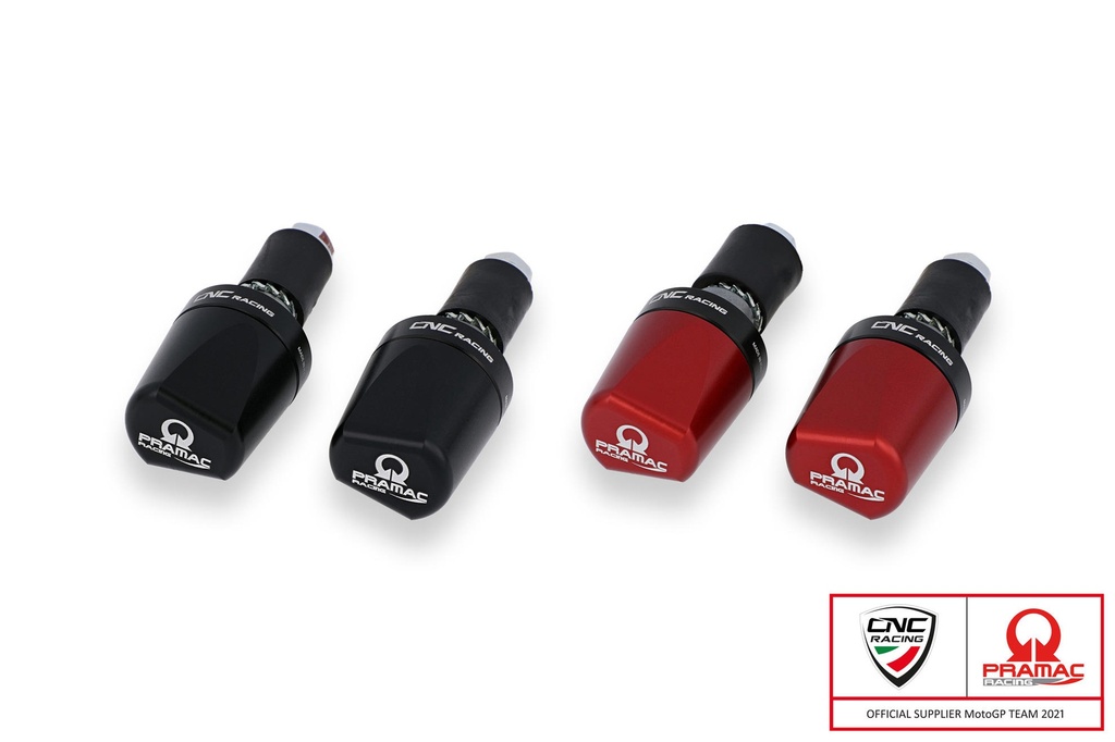 [CNC-CM236BPR] Handlebar ends LOOK Pramac Racing Limited Edition (Black)