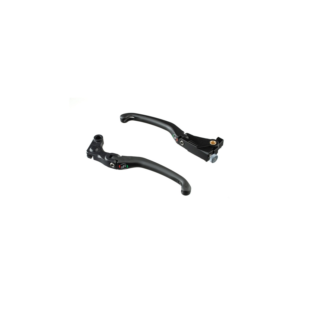 [LT-KLEV140JNER] Aluminium Levers Kit (Brake & Clutch) for Bmw (Nero)