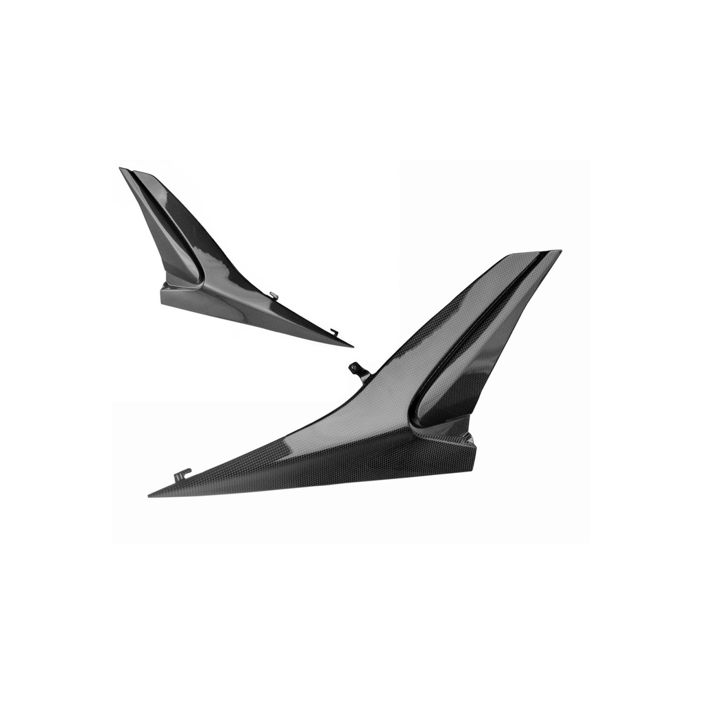 [LT-CARA0680] Carbon Side Under Tank Covers (Pair) for Aprilia