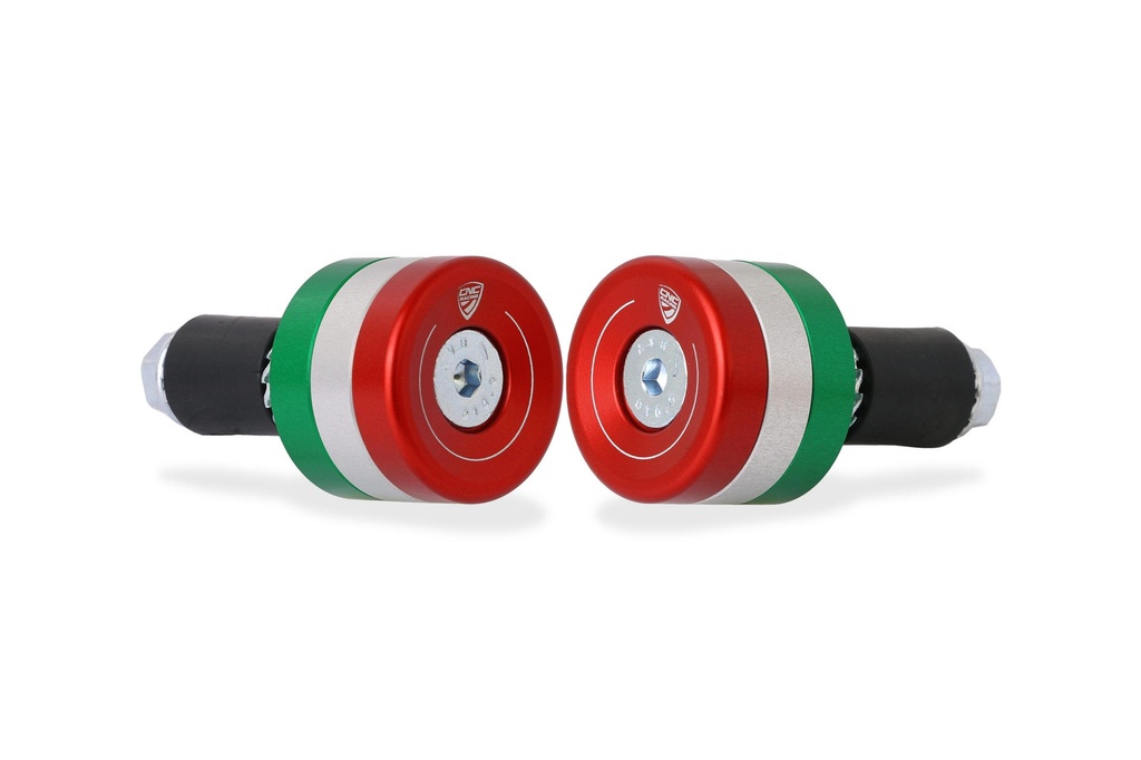 [CNC-CM241R] Handlebar ends Tricolore