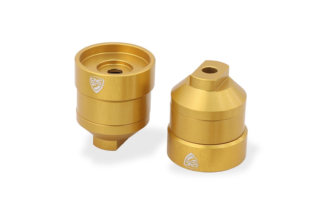[CNC-CM243G] Handlebar ends Moto Guzzi V85 TT (Gold)