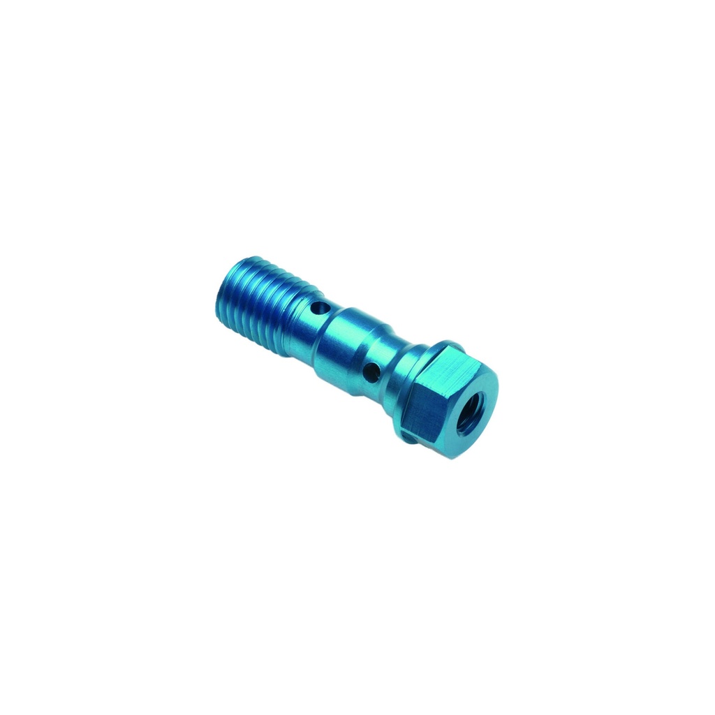 [LT-VF1252SPN/O] Double Bolt With Bleeder M10 X 1.25 (Nero/Oro)