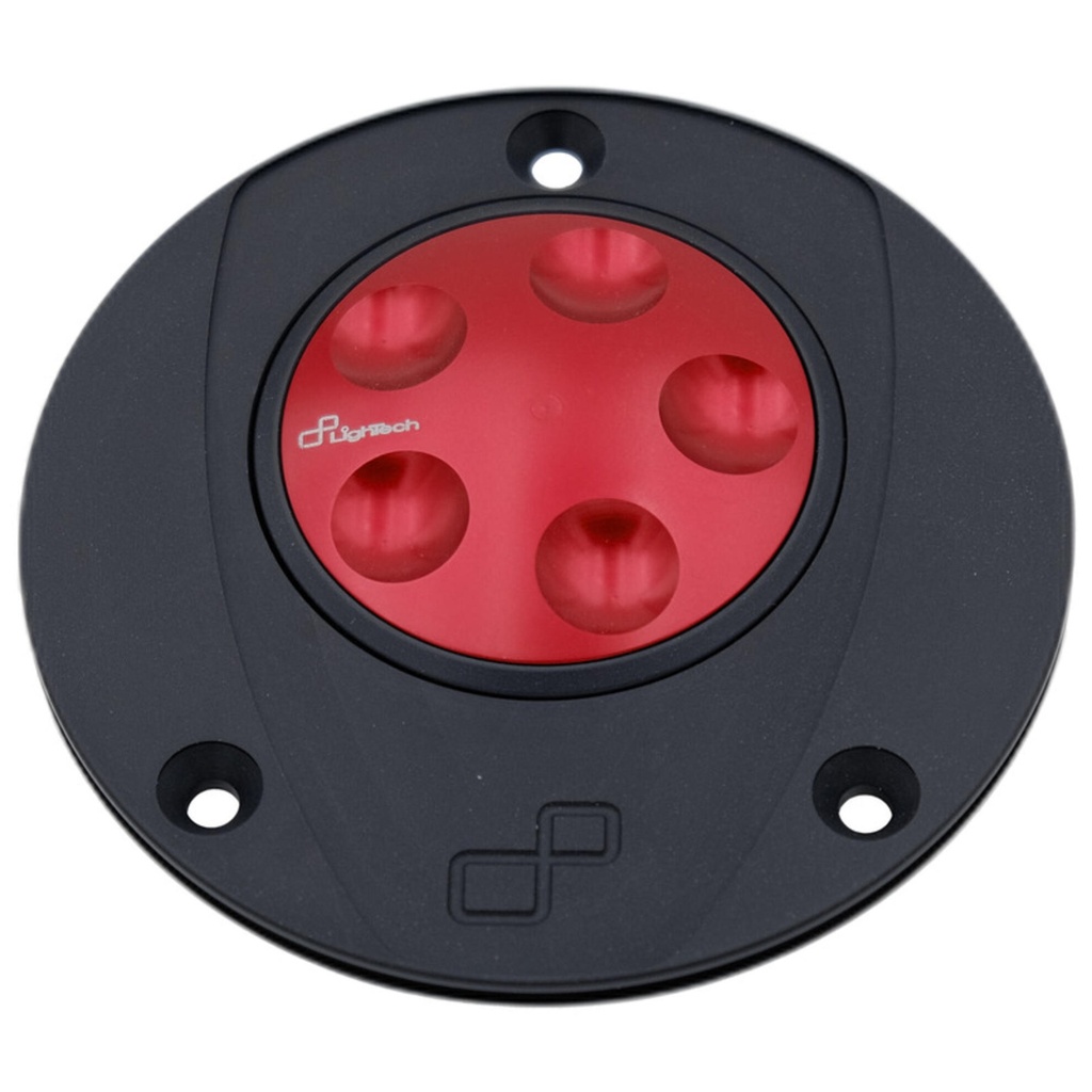 [LT-TRN214ROS] Quick Release Fuel Tank Cap for Triumph, Aprilia (Rosso)