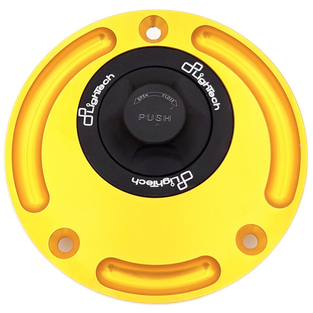 [LT-TR17N/O] Fuel Tank Cap With Rapid Locking for Yamaha (Nero/Oro)