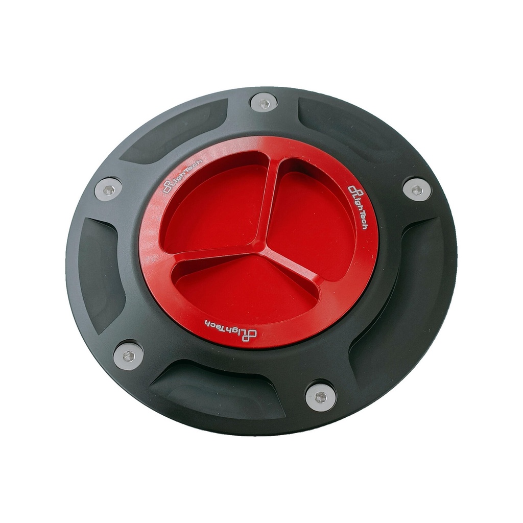 [LT-TFN229ROS] Fuel Tank Cap with Spin Locking for Aprilia, Ducati (Rosso)
