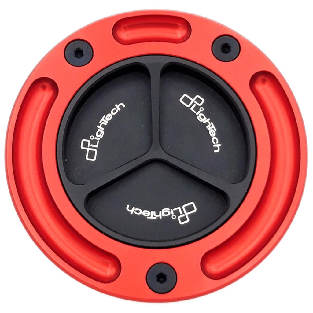 [LT-TF22N/R] Fuel Tank Cap With Spin Locking for Honda (Nero/Rosso)