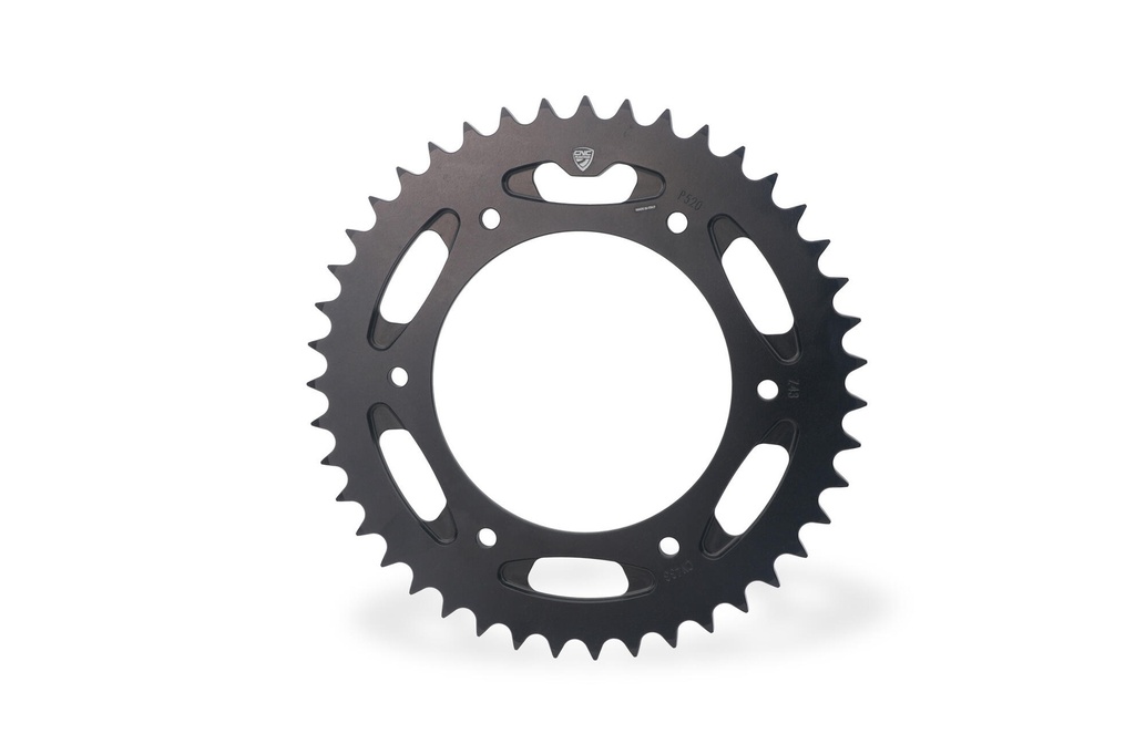 [CNC-CN433B] Ducati Ring Gear Z43 P520 – Panigale V2 2025 CNC Machined Ergal, Hard Anodized, OEM & CNC Racing Flange Compatible