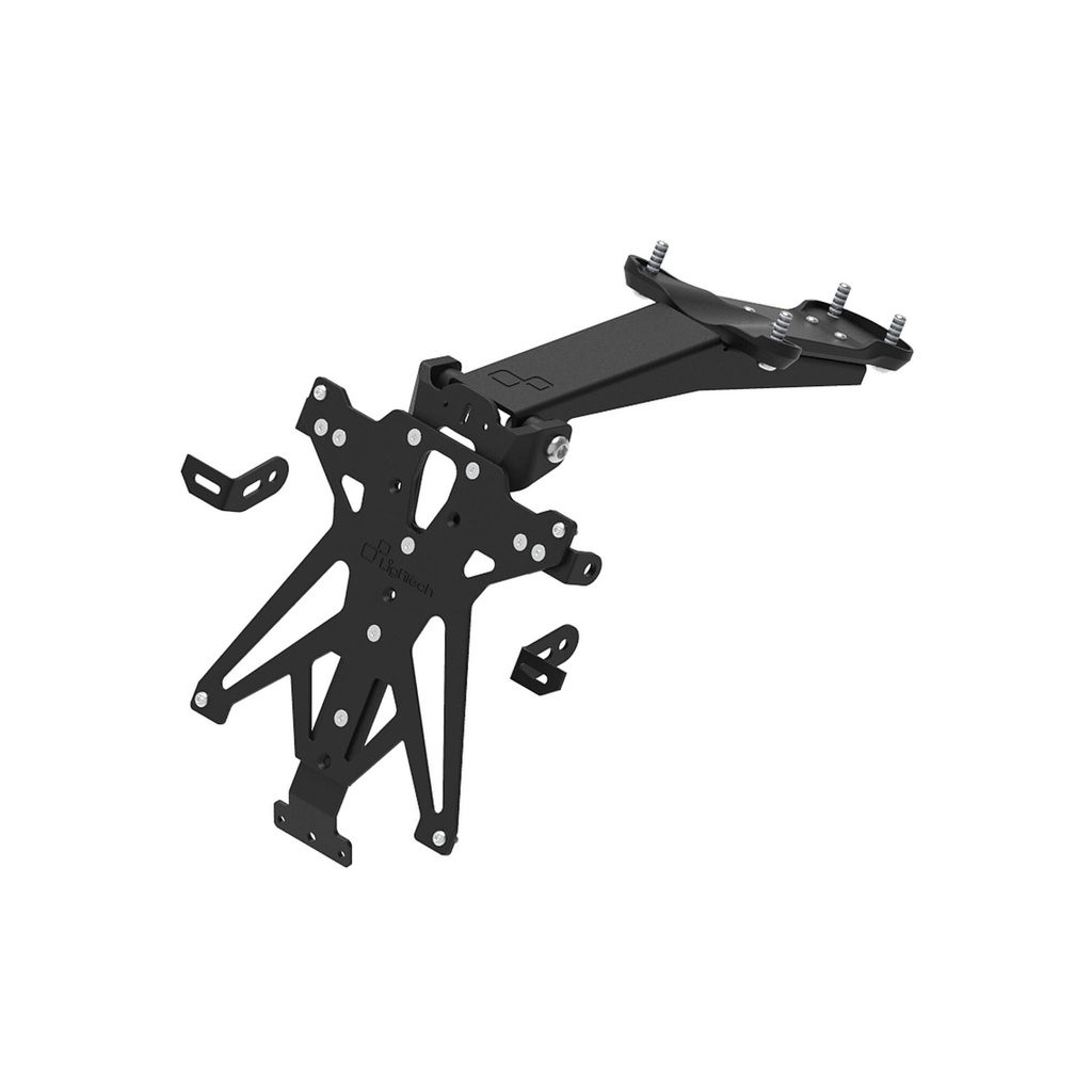 [LT-TARTR108A2] Adjustable License Plate Holder for Triumph (NeroA2)