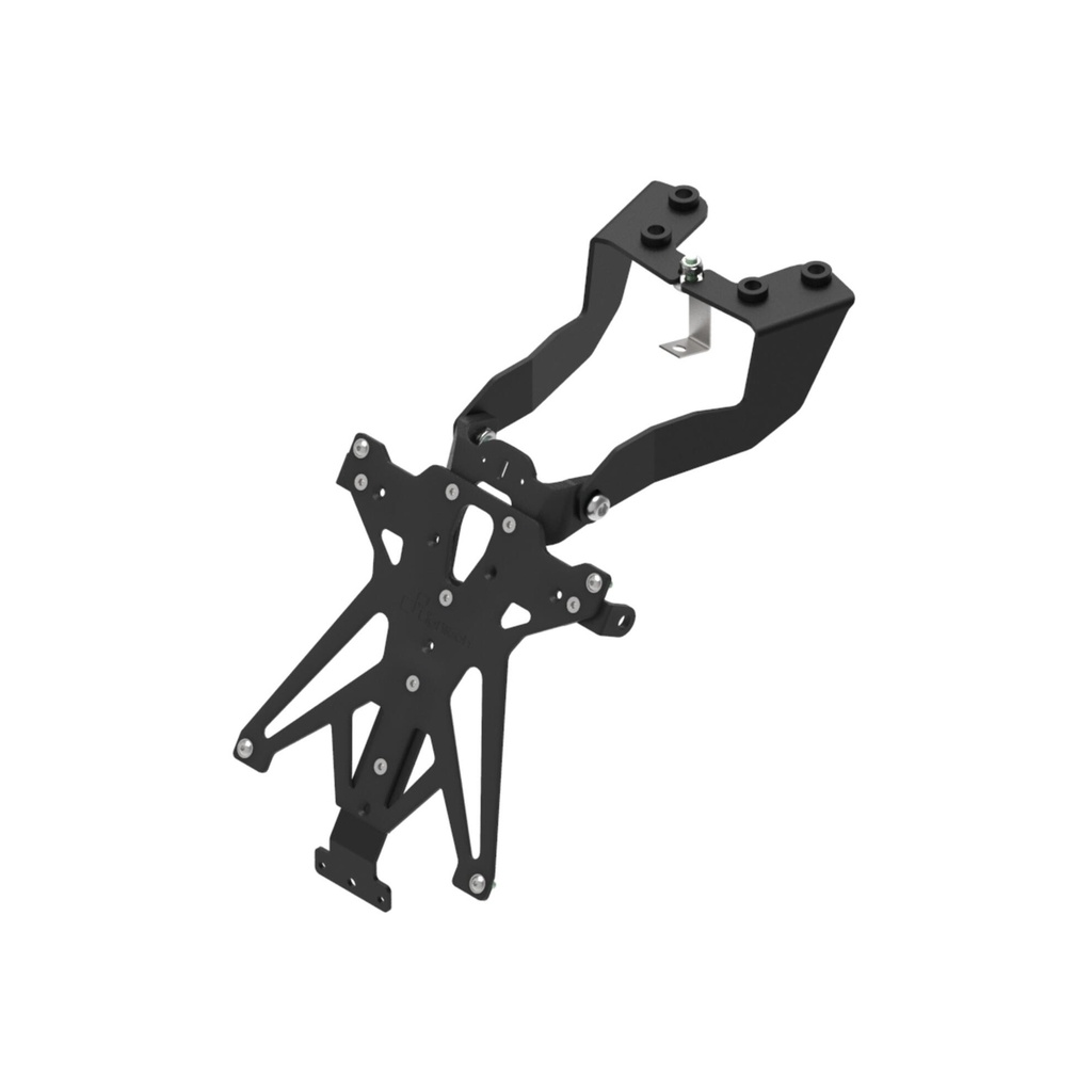 [LT-TARTR105B2] Adjustable License Plate Holder for Triumph (NeroB2)