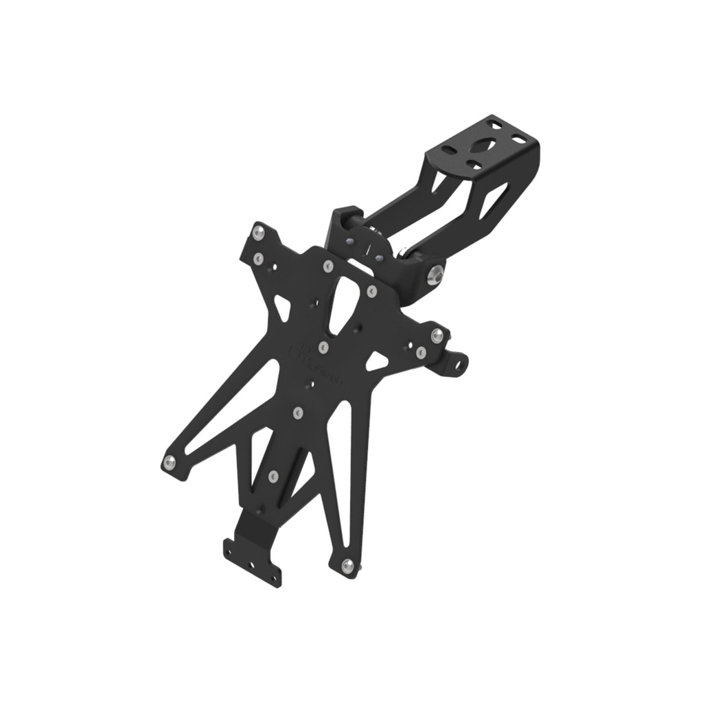 [LT-TARMV104A1] Adjustable License Plate Holder for Mv Agusta (NeroA1)