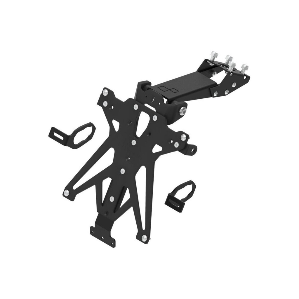[LT-TARKA125A1] Adjustable License Plate Holder for Kawasaki (NeroA1)