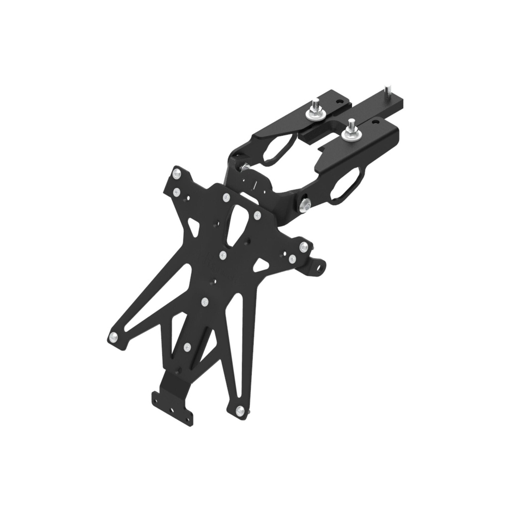 [LT-TARKA116B2] Adjustable License Plate Holder for Kawasaki (NeroB2)