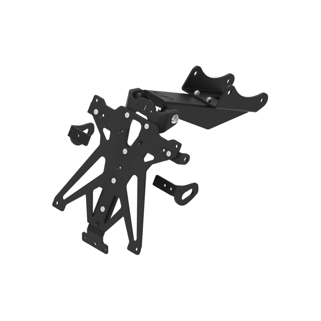 [LT-TARHO114A1] Adjustable License Plate Holder for Honda (NeroA1)