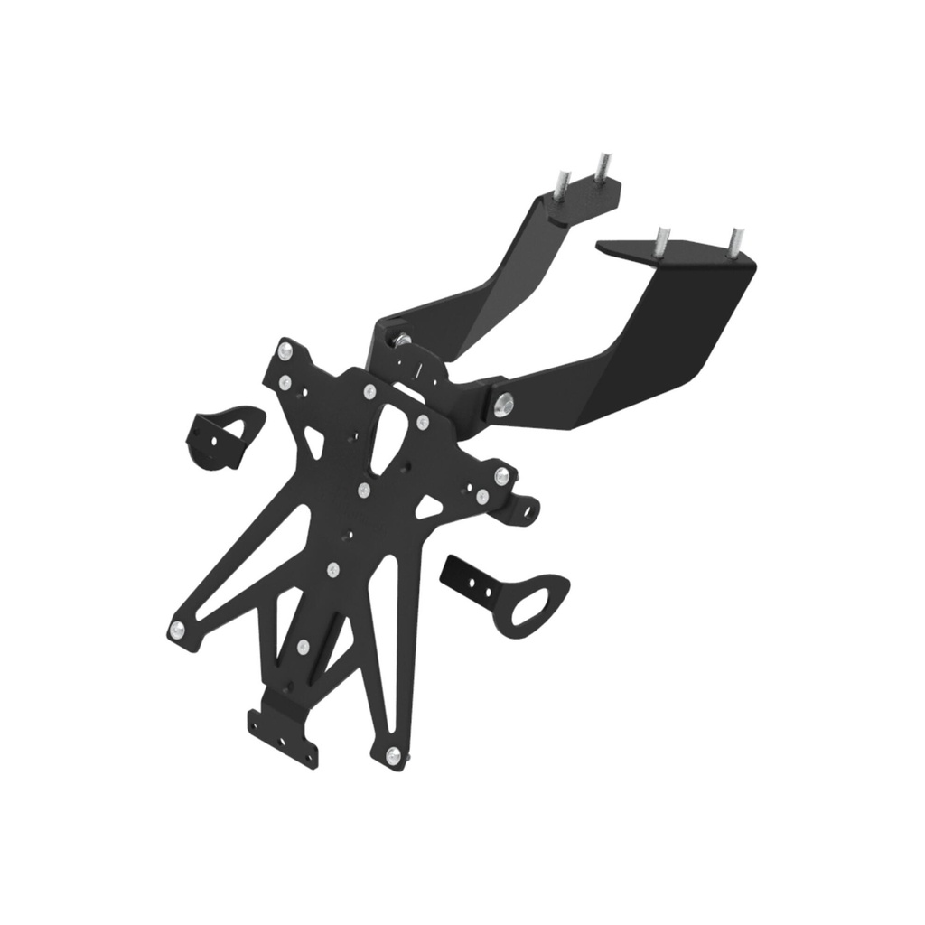 [LT-TARHO113B3] Adjustable License Plate Holder for Honda (NeroB3)