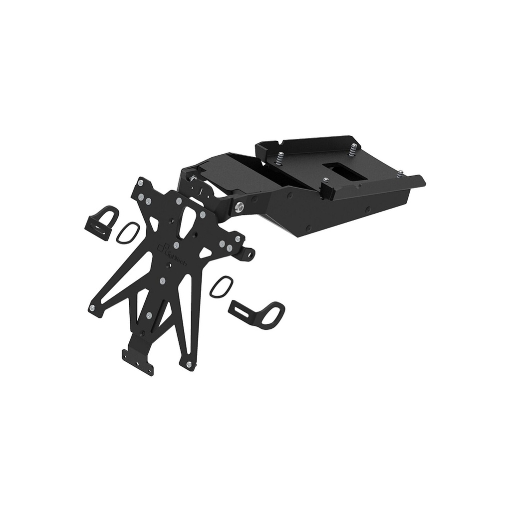 [LT-TARDU116B3] Adjustable License Plate Holder for Ducati (NeroB3)