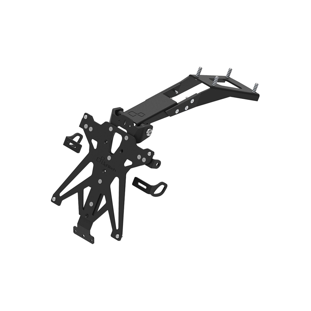 [LT-TARDU115B3] Adjustable License Plate Holder for Ducati (NeroB3)