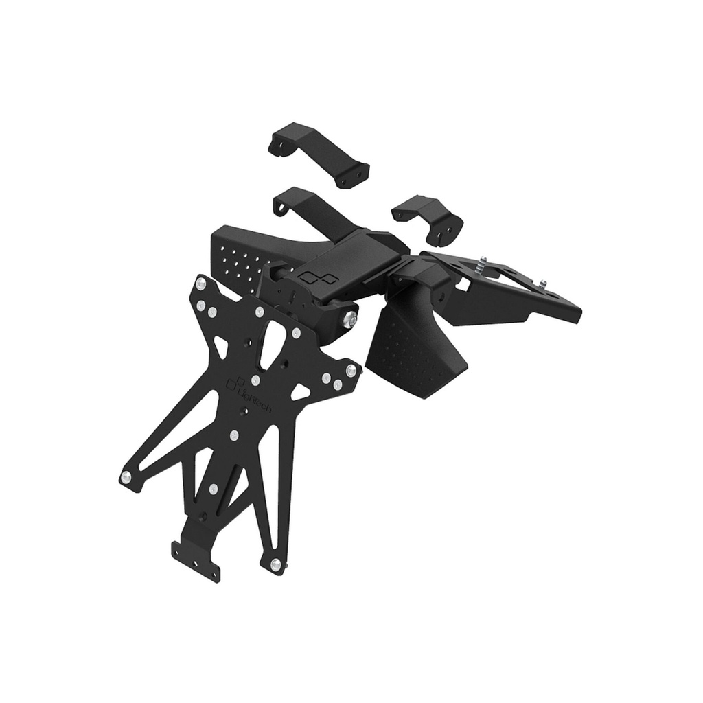 [LT-TARDU114A1] Adjustable License Plate Holder for Ducati (NeroA1)