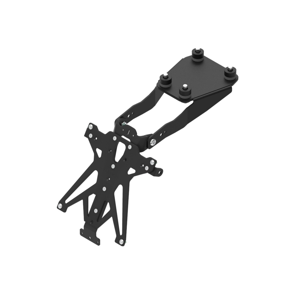 [LT-TARDU112B3] Adjustable License Plate Holder for Ducati (NeroB3)