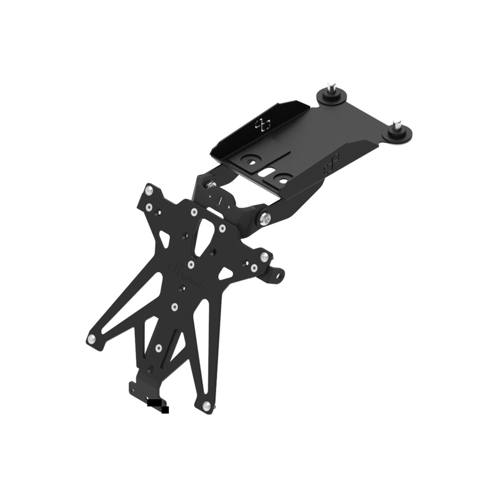 [LT-TARDU110B3] Adjustable License Plate Holder for Ducati (NeroB3)
