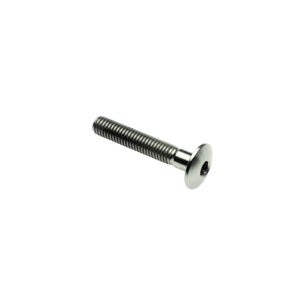 [LT-T002M8025] Button Head  Tit. G.5 Cl 002 M8 L. 25 Head Ø16  Titanio 6al4v Gr.5