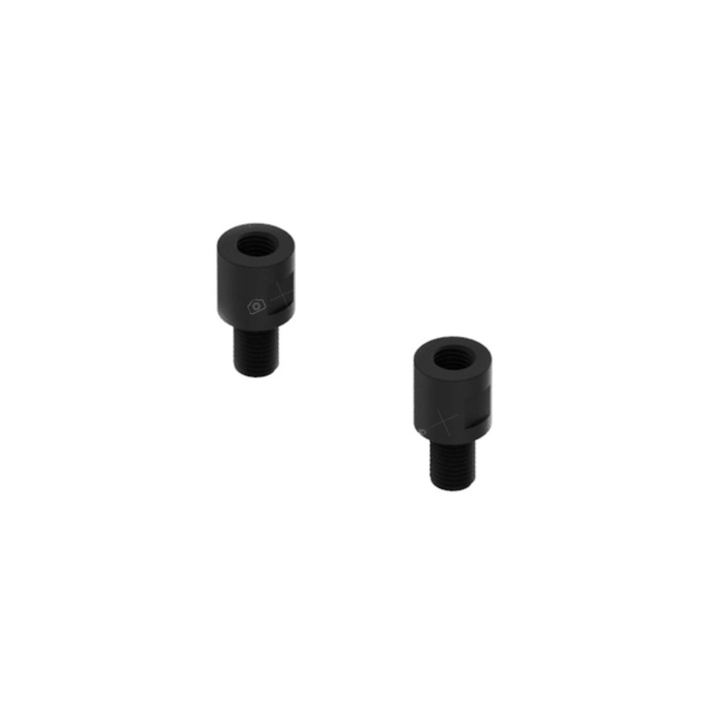 [LT-SPEAL021NER] Mirrors Adaptors Kit With Thread  (From M10 X 1.25 Female To M10 X 1.25 Male R + L)