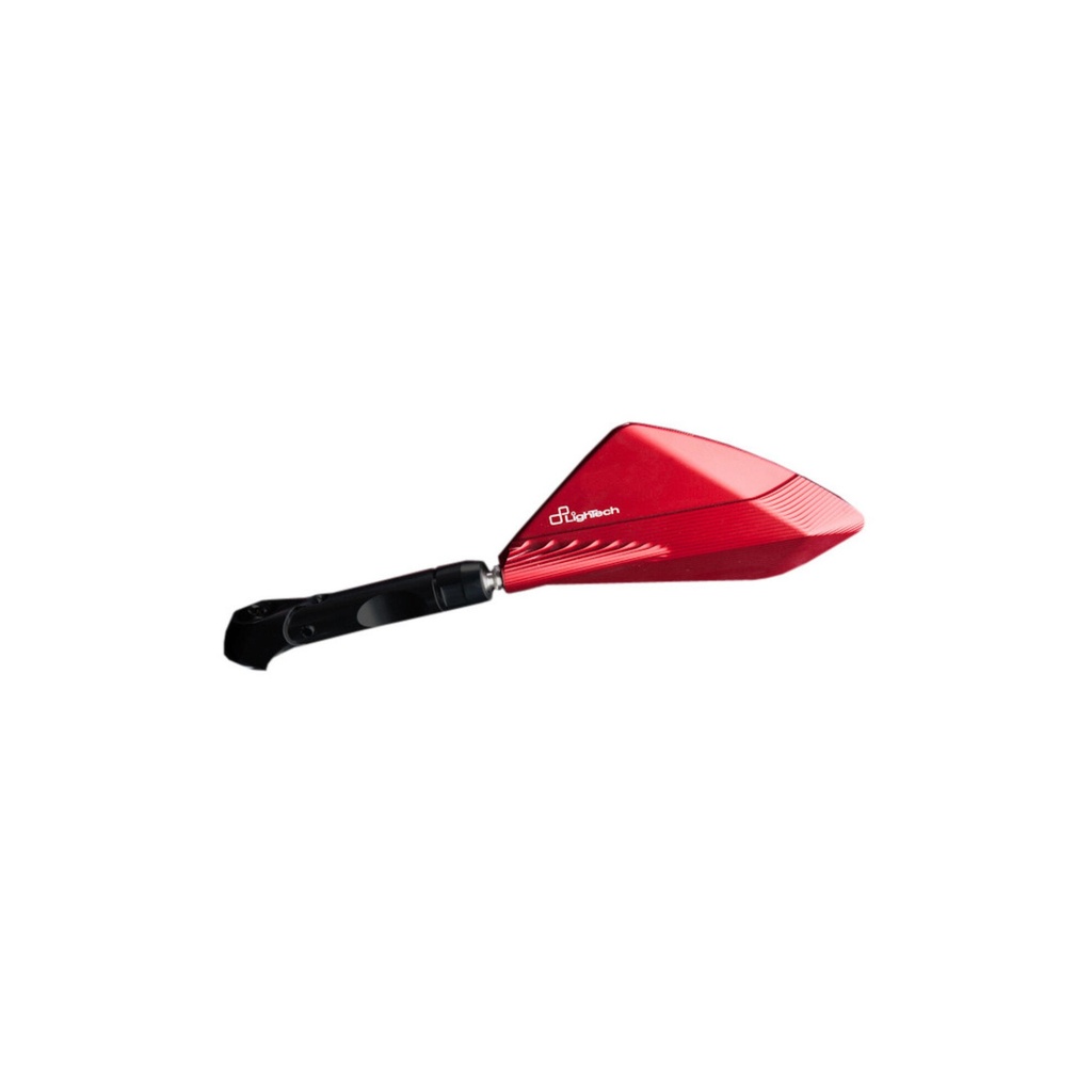 [LT-SPEAL015DXROS] Aluminium Mirror For Yamaha T-Max - Right Side (Rosso)
