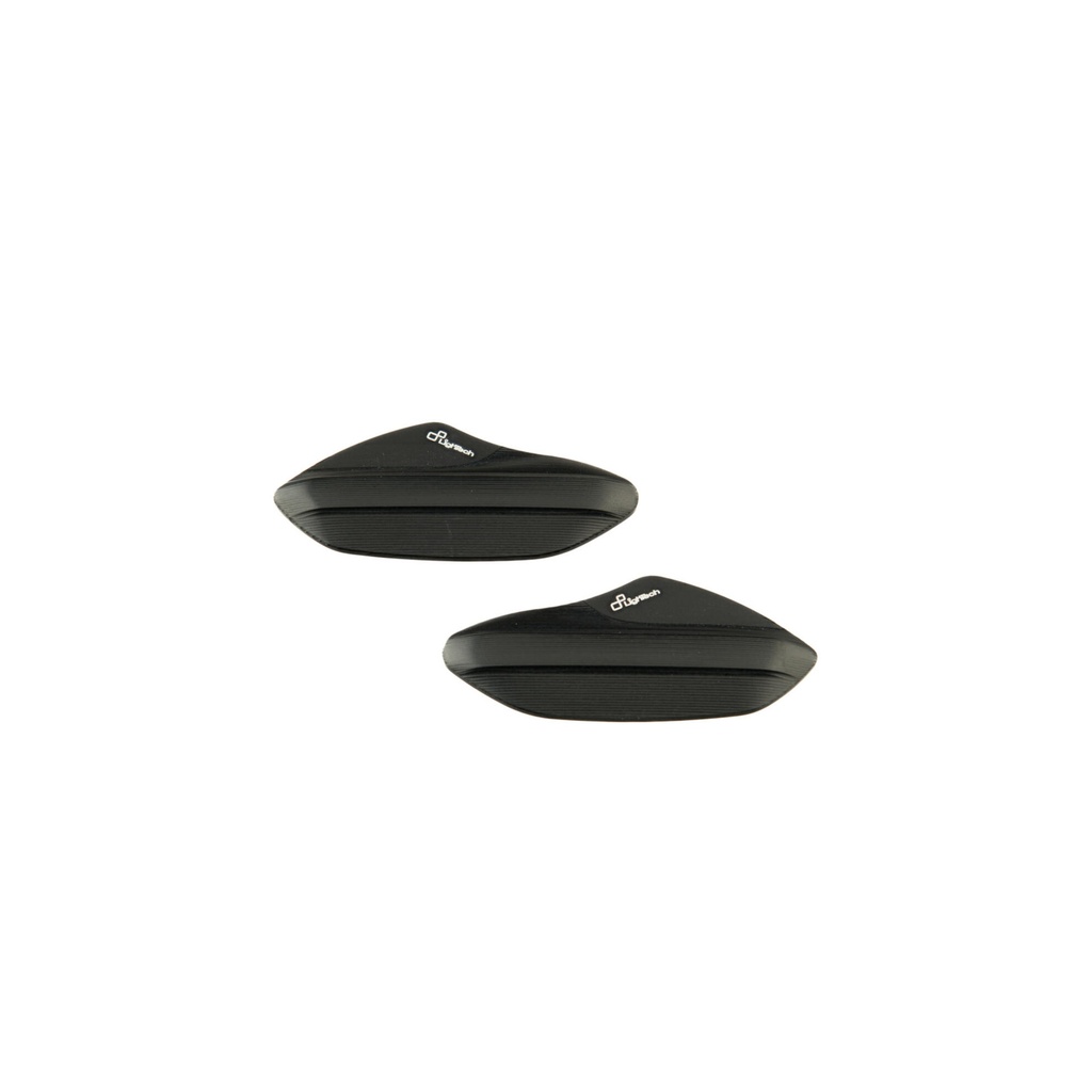 [LT-SPE129NER] Pair Mirror Block-Off Plates for Aprilia (Nero)