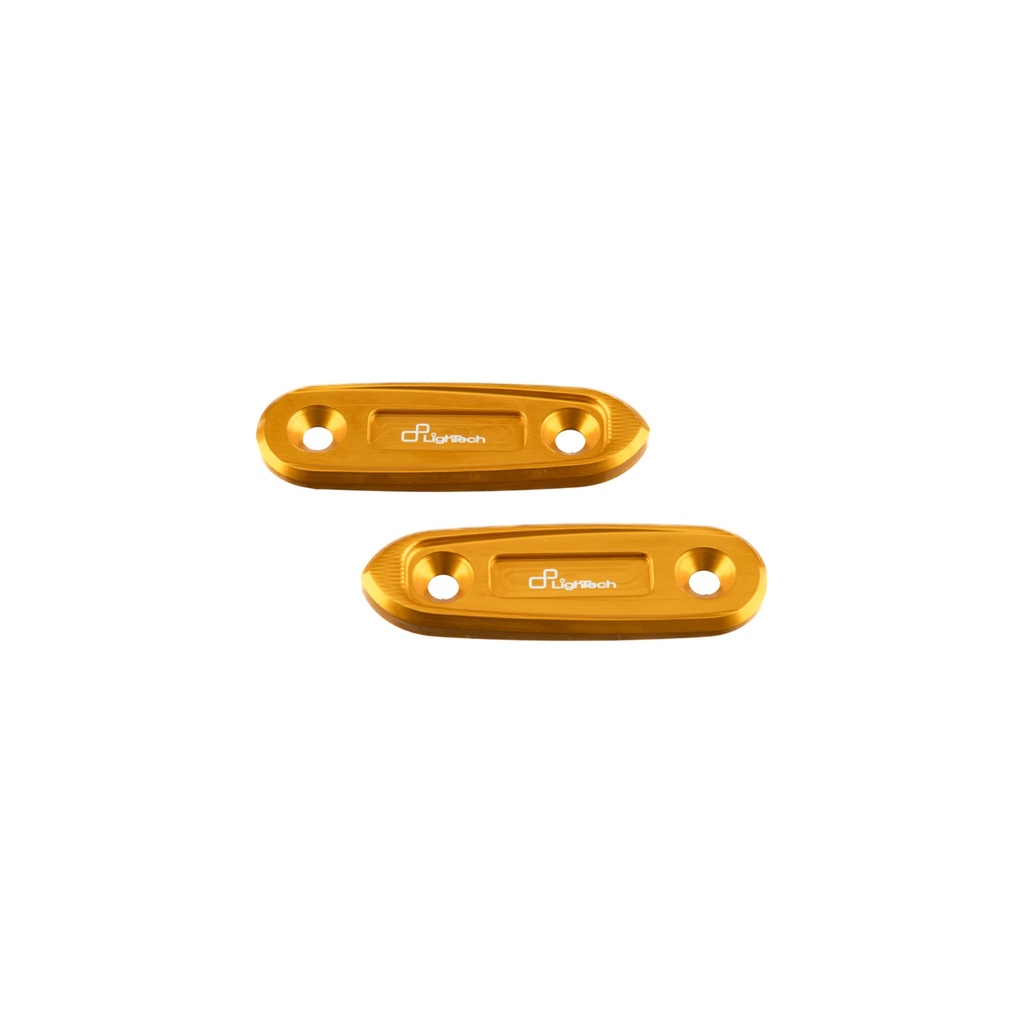 [LT-SPE126ORO] Pair Mirror Block-Off Plates for Yamaha (Oro)