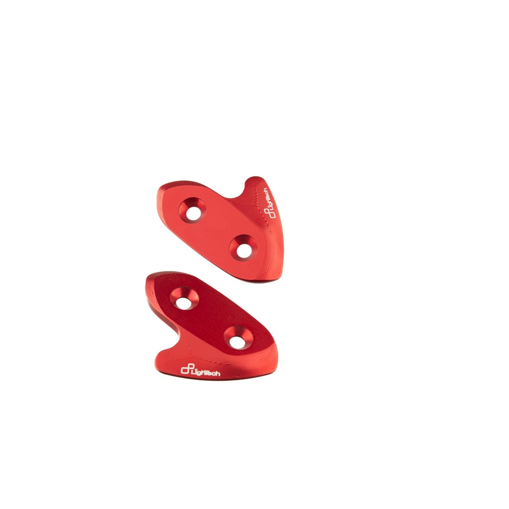 [LT-SPE115ROS] Pair Mirror Block-Off Plates for Yamaha (Rosso)