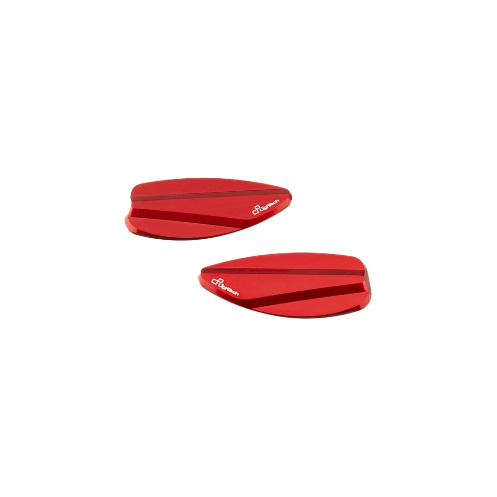 [LT-SPE114NER] Pair Mirror Block-Off Plates for Mv Agusta (Nero)