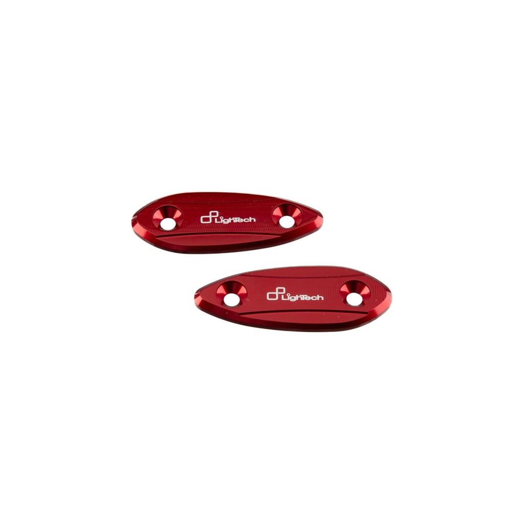 [LT-SPE110NER] Pair Mirror Block-Off Plates for Kawasaki (Nero)
