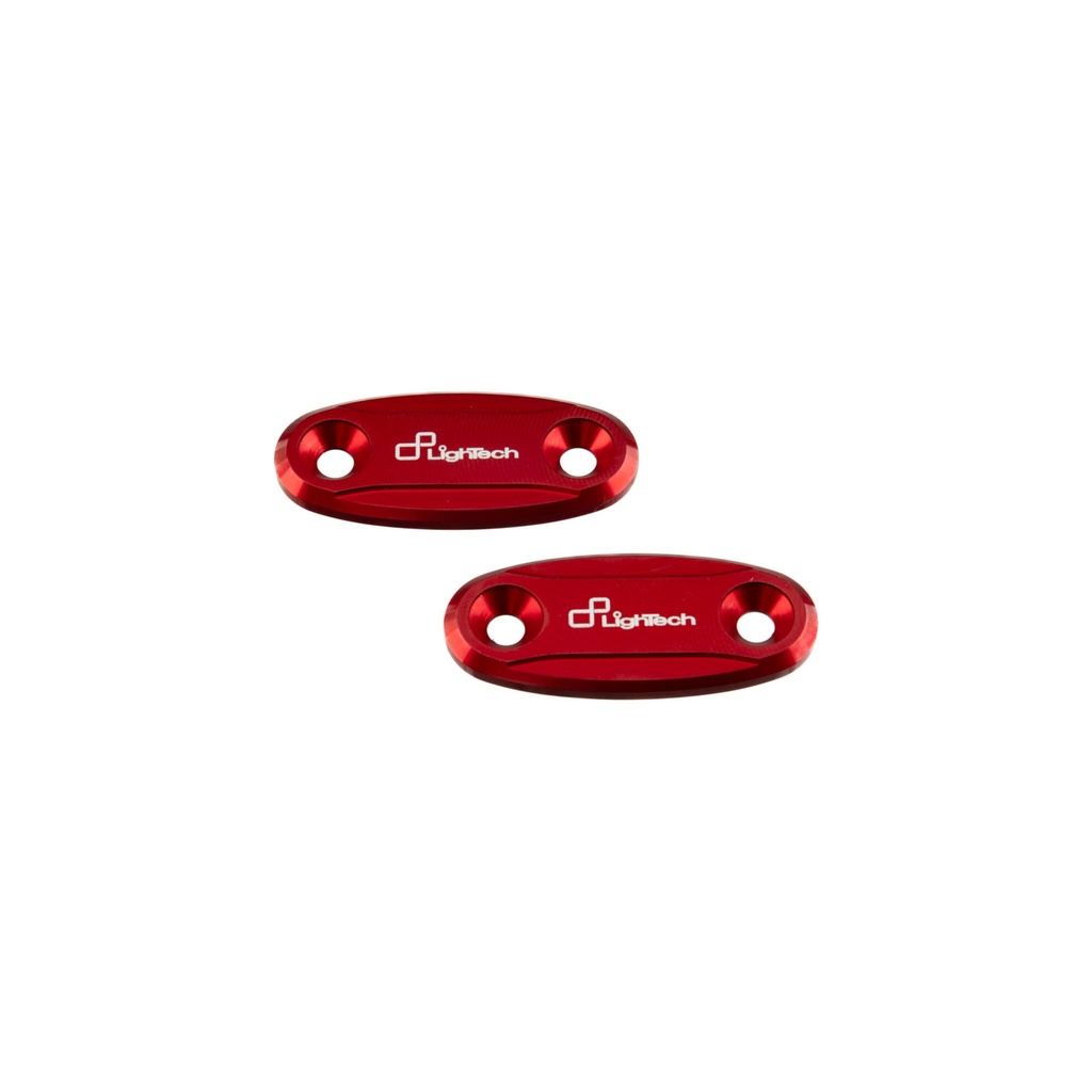 [LT-SPE105ROS] Pair Mirror Block-Off Plates for Honda (Rosso)
