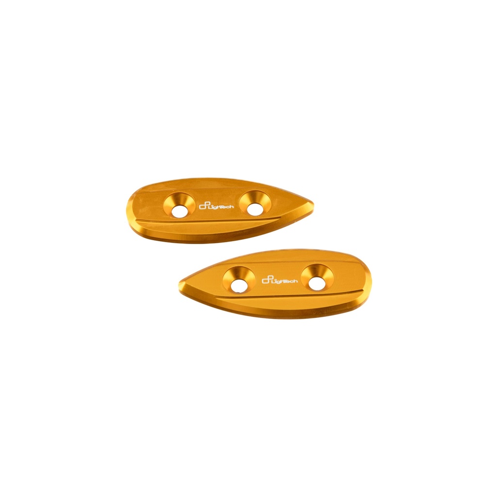 [LT-SPE104ORO] Pair Mirror Block-Off Plates for Yamaha (Oro)