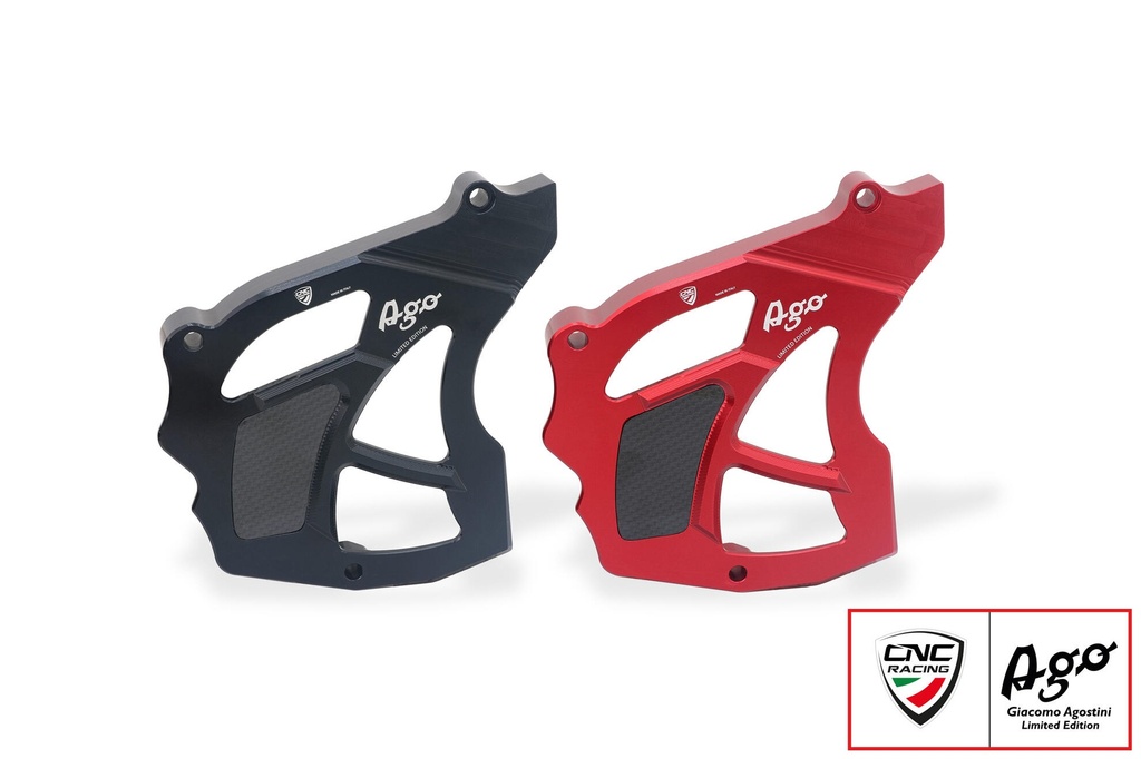 [CNC-CP153BAG] Sprocket cover MV Agusta - Giacomo Agostini Limited Edition (Black)