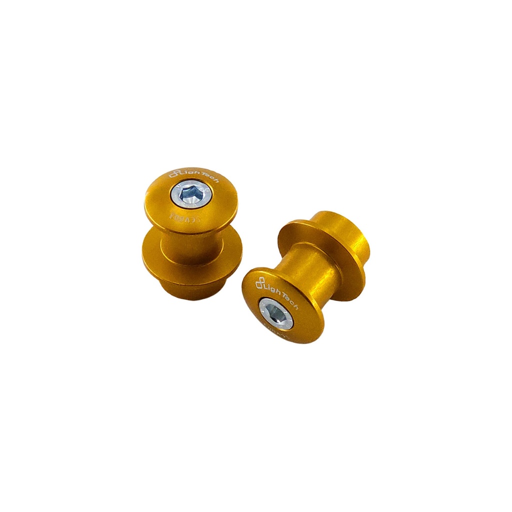 [LT-SCV003ORO] Swing Arm Spools M6 Cp for Aprilia, Triumph, Yamaha (Oro)