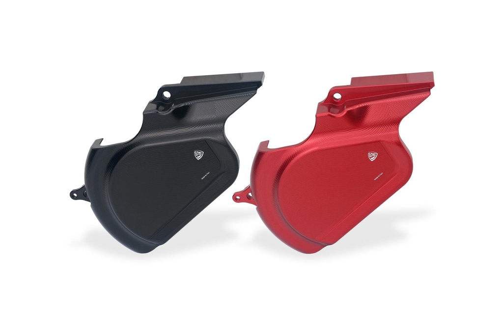 [CNC-CP180B] Front Sprocket Cover – Ducati Panigale V2 / Streetfighter V2 (MY2025) (Black)