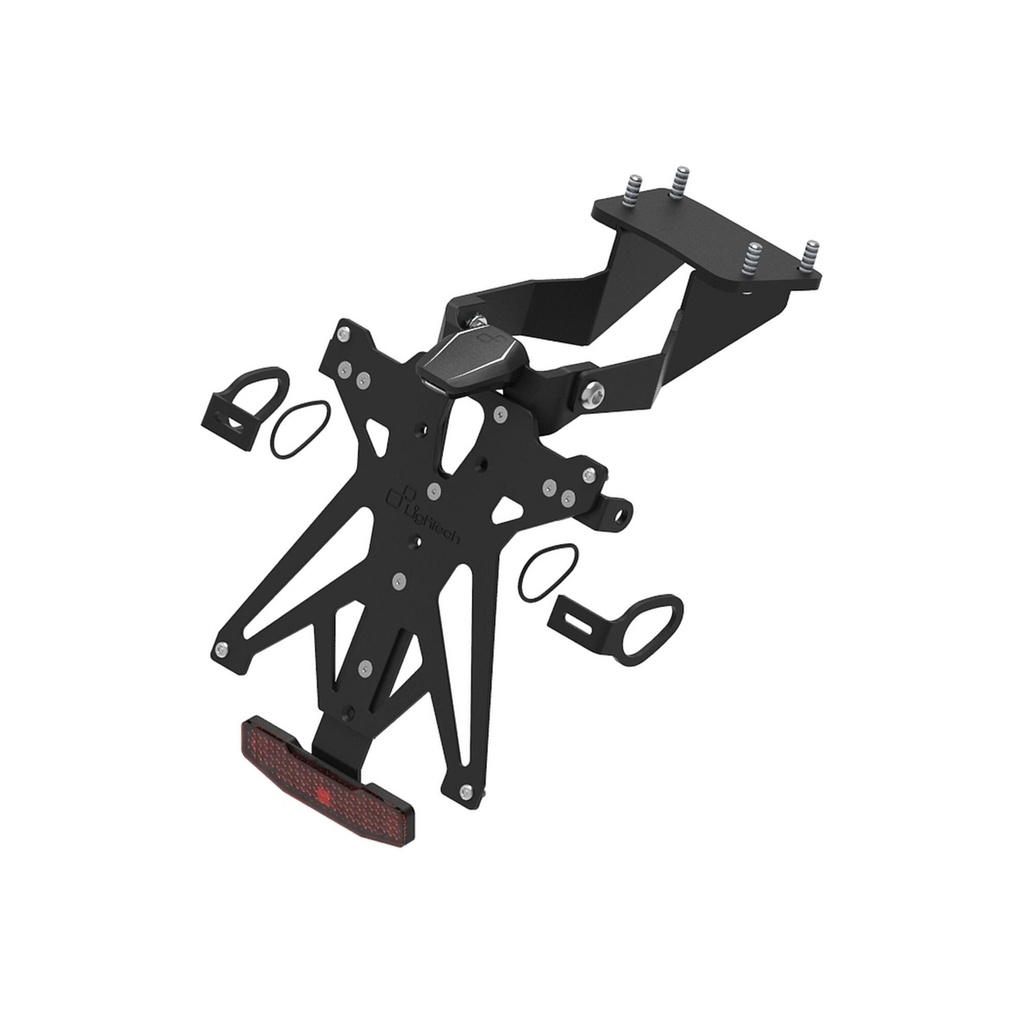 [LT-KTARYA131A1] Adjustable License Plate Holder Kit for Yamaha (NeroA1)
