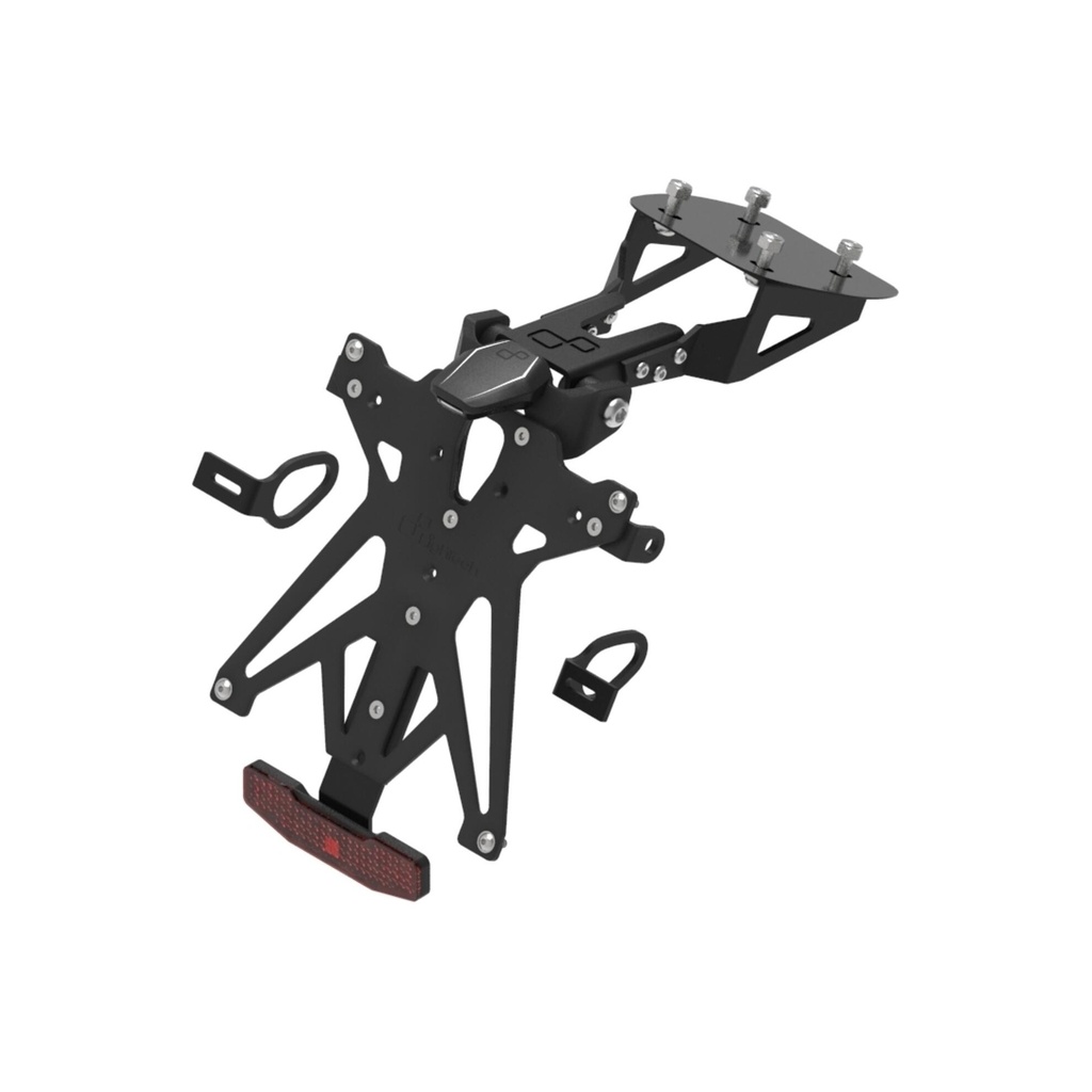 [LT-KTARYA126B1] Adjustable License Plate Holder Kit for Yamaha (NeroB1)