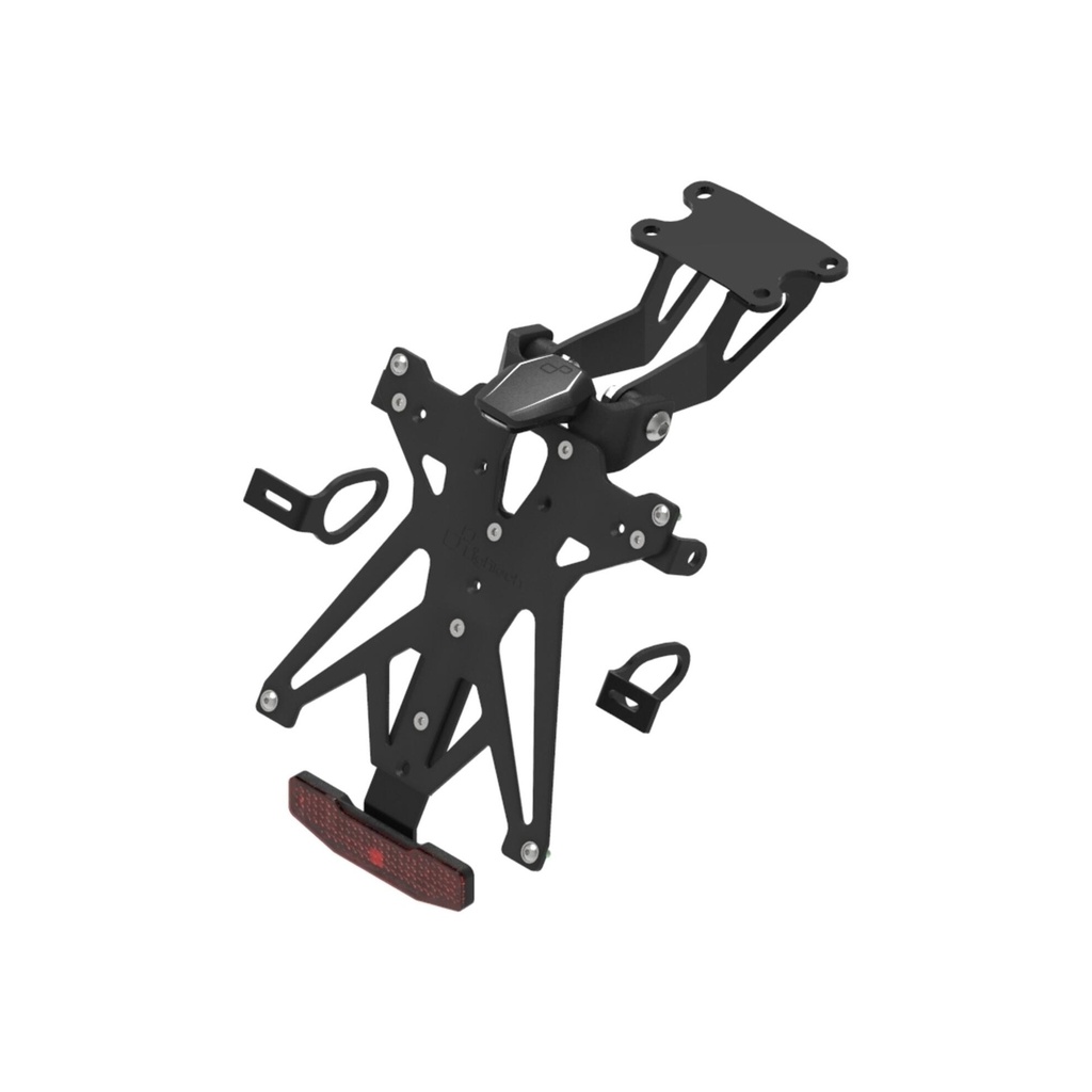 [LT-KTARYA125A1] Adjustable License Plate Holder Kit for Yamaha (NeroA1)