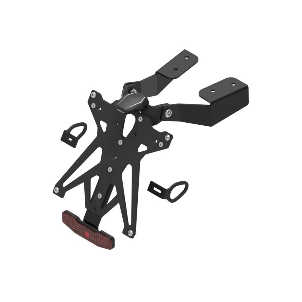 [LT-KTARYA124A1] Adjustable License Plate Holder Kit for Yamaha (NeroA1)