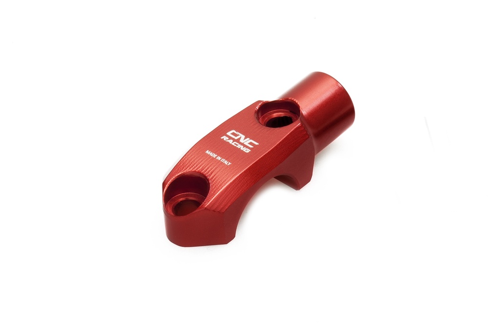[CNC-CV011R] Brembo Master cylinder clamp with Mirror Mount thread M10 left (Red)