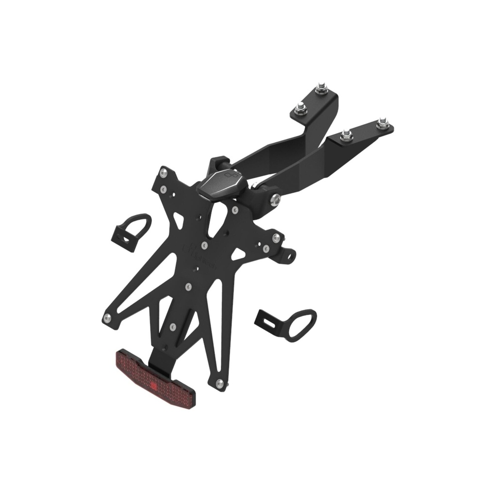 [LT-KTARYA116A3] Adjustable License Plate Holder Kit for Yamaha (NeroA3)